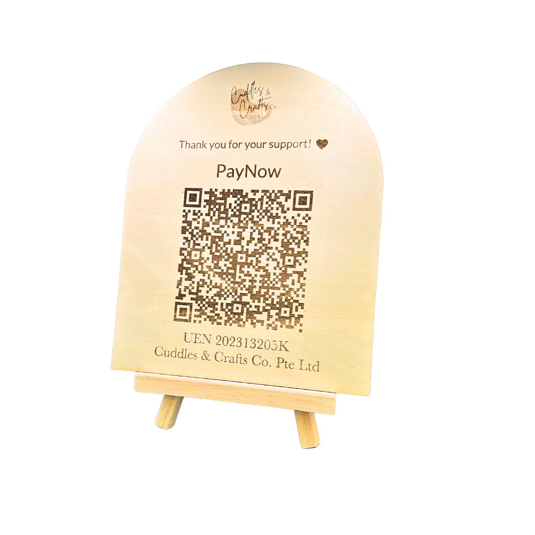 QR Code Dome Board with Easel Stand