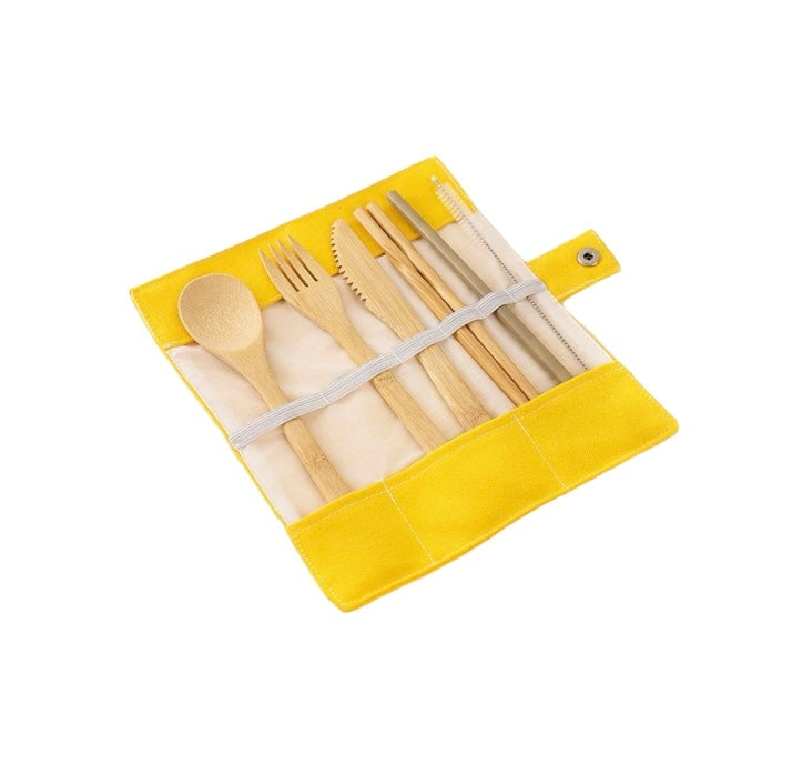 Personalised Wooden Cutlery Travel Set