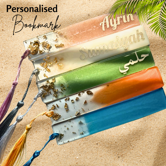 Pure Shores Resin Bookmark