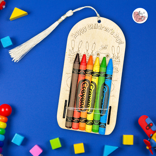 Engraved Wood Colouring Set (Children's Day Special)