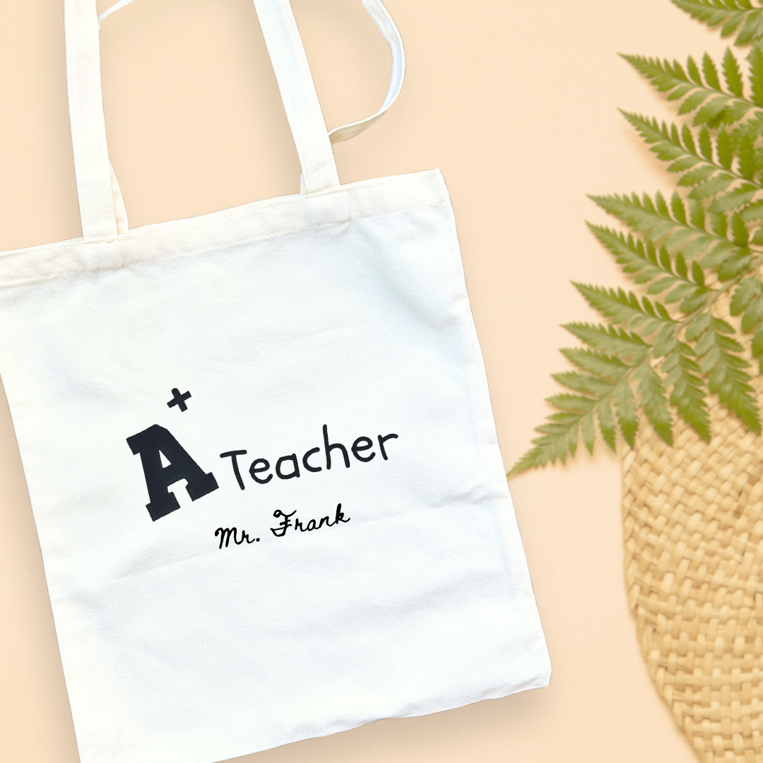 Teachers' Canvas Tote Bag – Teachers' Day Special